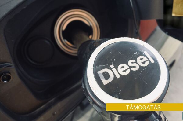 Diesel auto tankolas - fekete