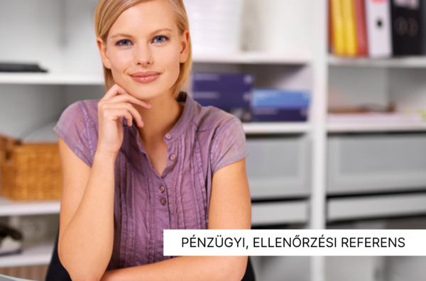 Pénzügyi, ellenőrzési referens - 3.